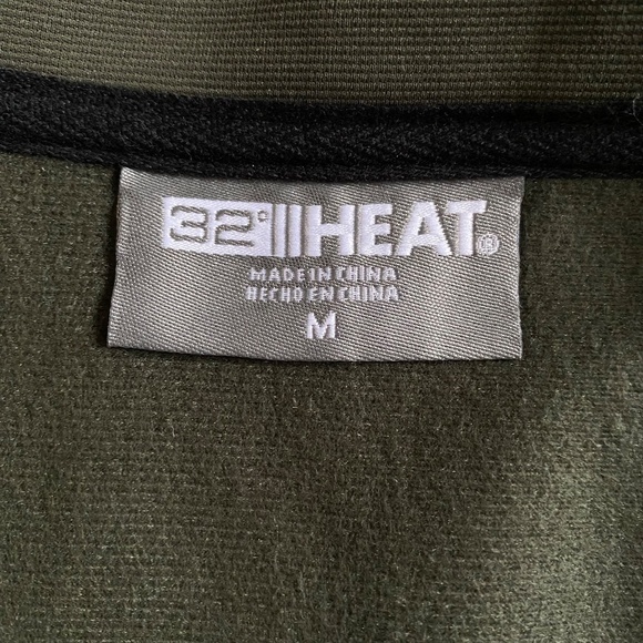 32 Degrees Heat Men's Full Zip Jacket, Olive Green, Medium NWT - Picture 9 of 16